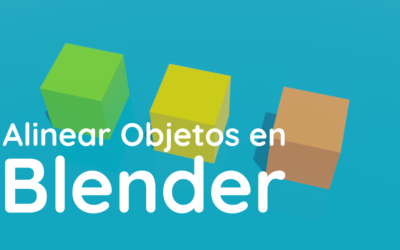 Alinear Objetos 3d en Blender 2.8