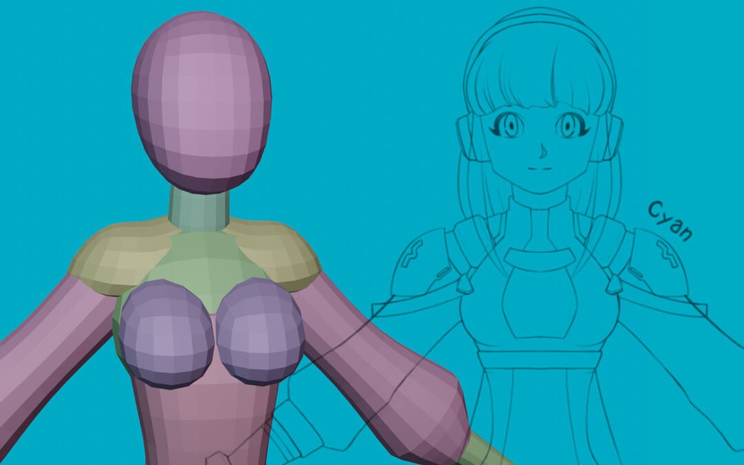 Cyan Parte 1: Modelado de personaje en Blender 2.8